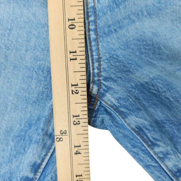 Loft High Waist Boyfriend Jeans Womens 29/8 High Rise Distressed Ripped Denim - Picture 14 of 15